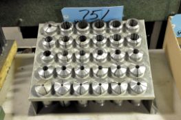30-Piece 5C Collet Set with Stand