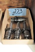 Lot-(4) CAT40 Taper Tool Holders in (1) Box