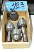Lot-(4) Jacobs No.14N Drill Chucks in (1) Box