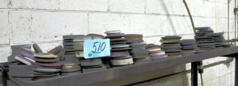 Lot-Used Grinding Wheels on (1) Shelf