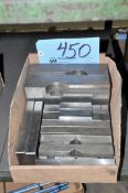 Lot-Various Machine Vise Jaws in (1) Box