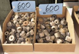 Lot-Grinding Stones in (2) Boxes Under (1) Bench