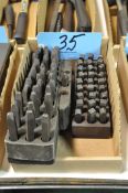 Lot-Various Hand Stamp Sets in (1) Box
