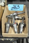 Lot-(5) Small Microbores on 40-Taper Holders in (1) Box
