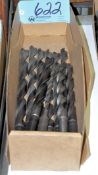 Lot-(10) Long Taper Shank Drills in (1) Box