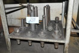 Lot-(18) 50-Taper Tool Holders in (1) Group