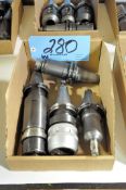 Lot-(4) CAT40 Taper Tool Holders in (1) Box