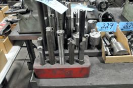 Lot-(10) Boring Bars with Stand