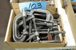 Lot-Various C-Clamps in (1) Box