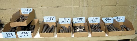 Lot-Grinding Setup, Arbors, Tooling, etc. in (9) Boxes