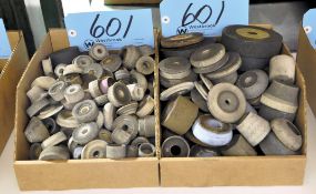 Lot-Grinding Stones in (2) Boxes Under (1) Bench