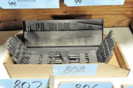 Multi Compartment Drill Index with Partial Contents in (1) Box