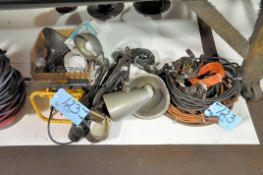 Lot-Various Lights and Extension Cords on Floor