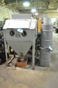 Econoline Model RA-36-1, 2-Hole Dry Shot Blast Cabinet with Collector