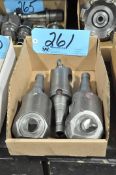 Lot-(3) Microbore Heads on 40-Taper Holders in (1) Box