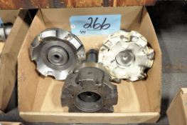 Lot-(3) Face Mills on 40-Taper Holders in (1) Box