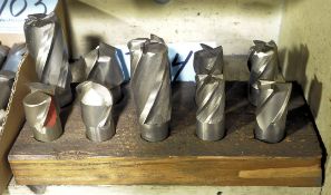 Lot-Single End Mills in (1) Box