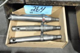 Lot-(3) Microbore Heads on 40-Taper Holders in (1) Box