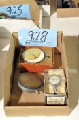 Lot-(3) Various Dial Force Indicator Gauges in (1) Box