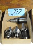 Lot-(4) CAT40 Taper Tool Holders in (1) Box
