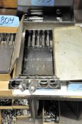 Large Taper Shank Drill Index with Partial Contents in (1) Box