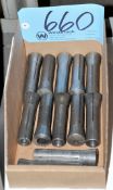 Lot-(12) R8 Collets in (1) Box