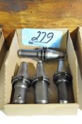 Lot-(4) CAT40 Taper Tool Holders in (1) Box