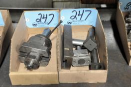 Pratt & Whitney Boring Head on 50-Taper Tool Holder with Tooling in (1) Box