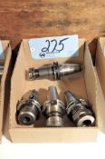 Lot-(4) CAT40 Taper Tool Holders in (1) Box