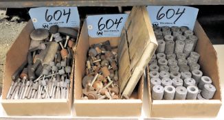 Lot-Grinding Stones in (3) Boxes Under (1) Bench