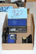 Lot-(3) Small Dial Force Indicator Gauges with Cases in (1) Box