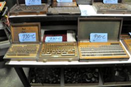 Lot-(3) Various Gage Block Sets