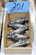 Lot-(5) CAT40 Taper Tool Holders in (1) Box