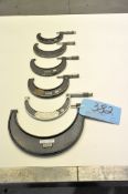 Lot-Six Piece Outside Micrometers in (1) Row