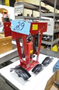 No Name 12-Ton Bench Top Hydraulic Pipe Bender with Tooling