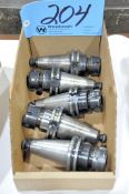 Lot-(5) CAT40 Taper Collet Type Tool Holders in (1) Box