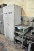 2-Door Tall Supply Cabinet with General Maintenance Contents and (1) Stand