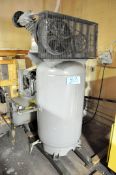 Ingersoll-Rand 5-HP Vertical Tank Mounted Air Compressor, (On Mezzanine)