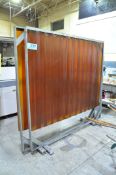 Lot-(2) Portable Welding Curtains