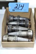 Lot-(5) CAT40 Taper Collet Type Tool Holders in (1) Box