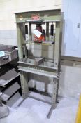 Carolina Model CP 100, 30-Ton Capacity H-Frame Hydraulic Down Acting Shop Press