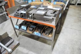 Lot-(1) Steel Bench and (1) 24