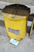 Ex-Cell Rag Safety Can Under (1) Bench
