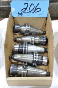 Lot-(5) CAT40 Taper Collet Type Tool Holders in (1) Box
