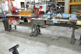 Lot-(2) Portable Work Benches, (Contents Not Included), (Not to Be Removed Until Empty)
