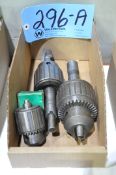 Lot-(3) Various Drill Chucks in (1) Box