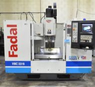 Fadal Model VMC-2216, CNC Vertical Machining Center, Box ways, 32MP Control, 21 ATC Gibbs Cam (2002)