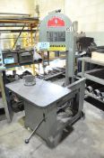 Roll-In Model 1459, Vertical Rolling Table Band Saw