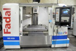 Fadal Model VMC 4020, CNC Vertical Machining Center, Box ways, 32MP Control, 21 ATC Gibbs Cam (2000)