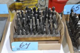 Lot-(2) Step Shank Drill Sets with Stands in (1) Box